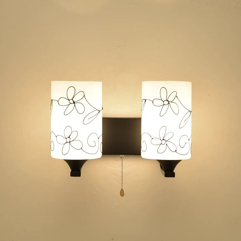 Künstlerische Blumendesign Wandlampe