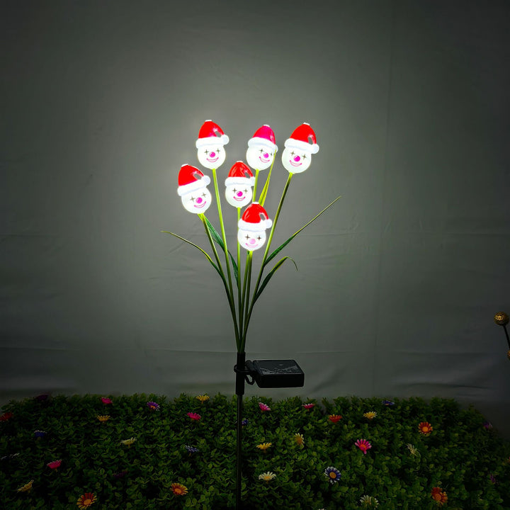 Dekorativer LED Santa Claus Gartenstecklicht