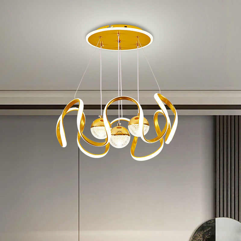 Künstlerische LED-Cluster-Deckenleuchte