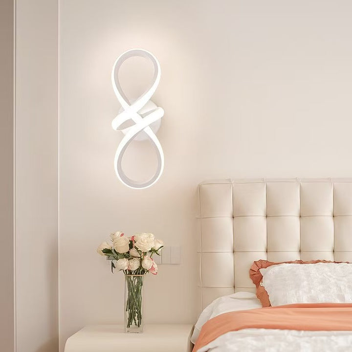 Skulpturale Violinschlüssel LED Ambient Wandleuchte