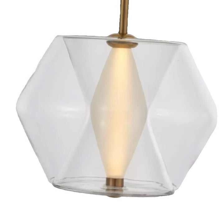 Künstlerische Glas Pendelleuchte