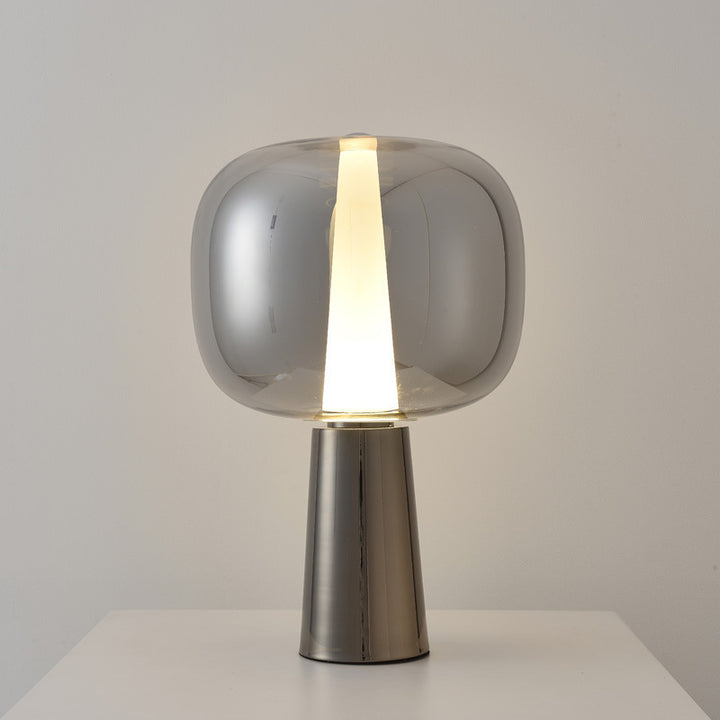Moderner Minimalistischer Stehlampe mit Transparenter Basis