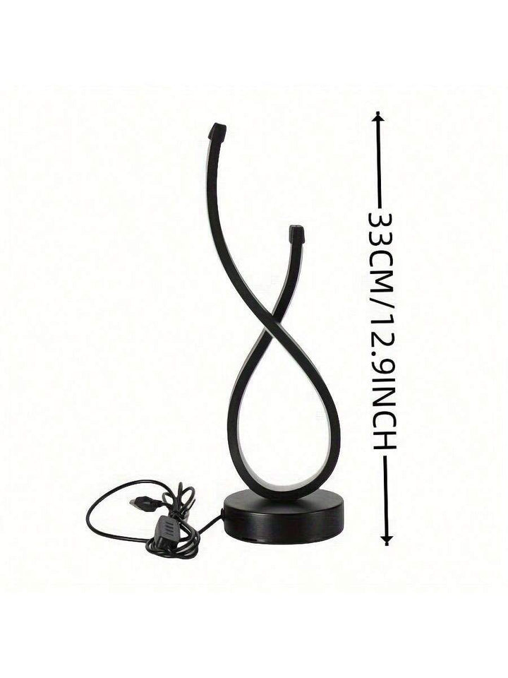 Abstract gebogene Tischlampe