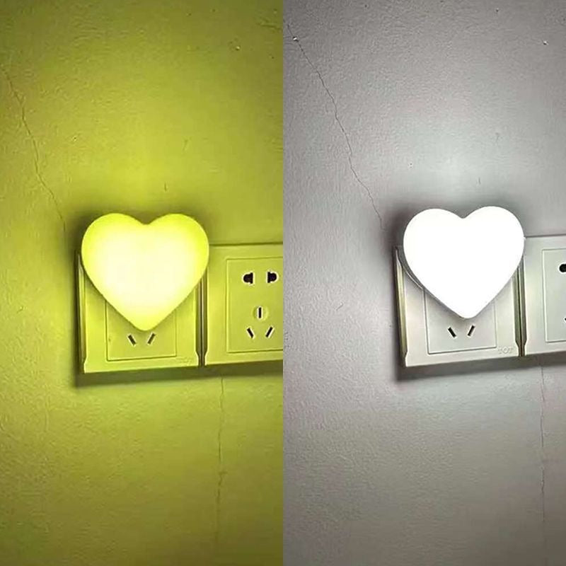 Herzförmiger Plug-In Ambient Nachtlicht mit sanftem LED-Leuchten