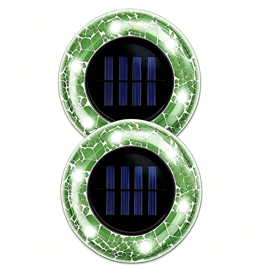 Solar Mosaikglas Gartenweg LED Einsatzlichter