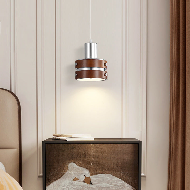 Vintage-inspirierten Leder Pendelleuchte
