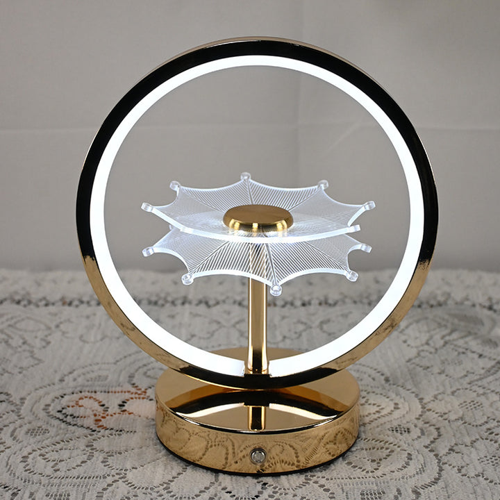 Dekorative Ring Tischlampe
