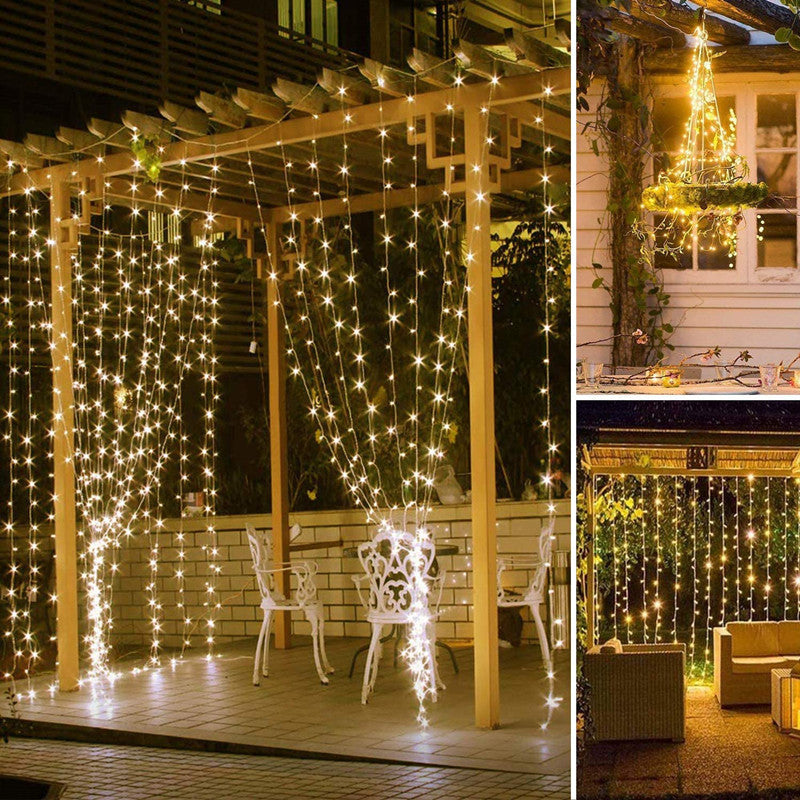 Außen wasserdichte LED-Vorhang-Lichterkette mit Eiszapfen-Design