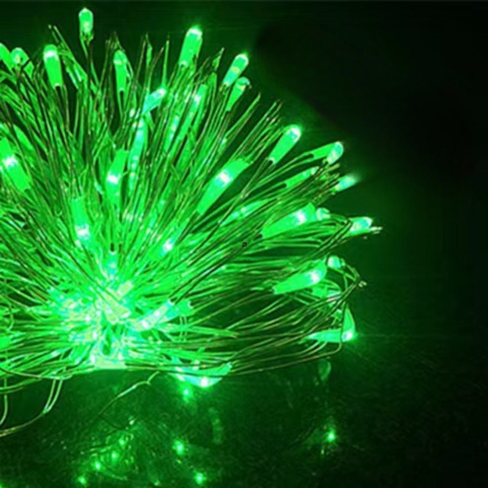Batteriebetriebene LED Kupferdraht Feenlichter Set mit Steck-Batteriepack
