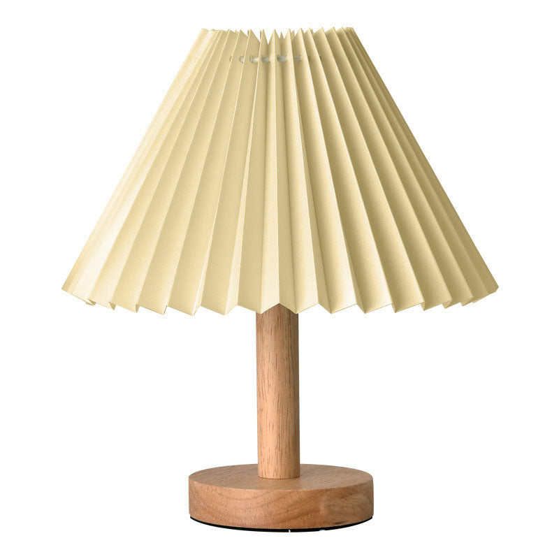 Dekorative Stofftischlampe
