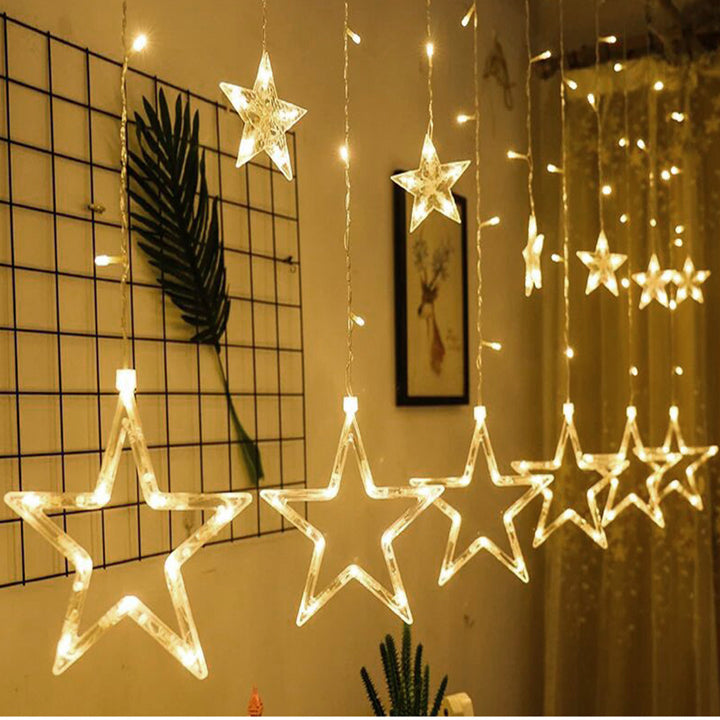 Sternförmige LED-Lichterkette