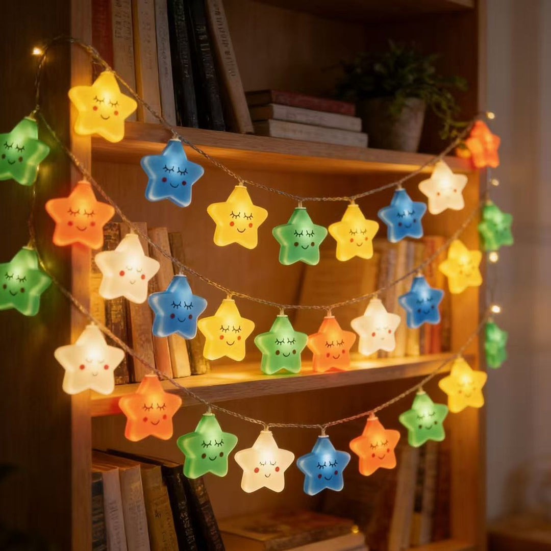 Wasserdichte Outdoor Regenbogen Wolke LED Lichterkette