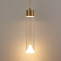 Elegante zylindrische Pendelleuchte