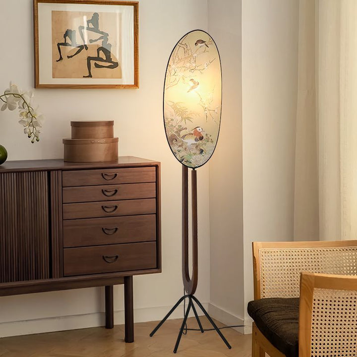 Künstlerische Stativ-Stehlampe