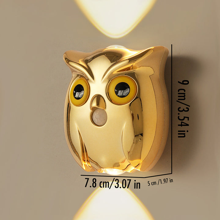 Dekorative Eulen-Nachtlampe