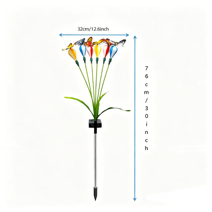 Dekorative Solar-Blumenstecklichter