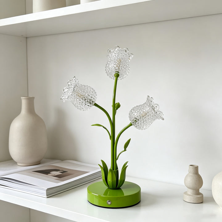 Blumenförmige Tischlampe
