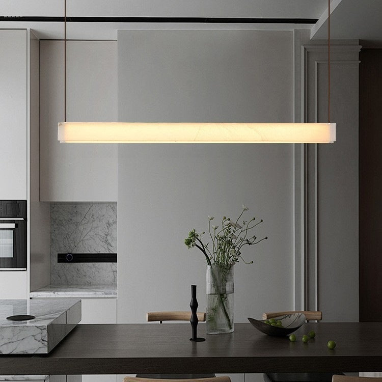 Moderne lineare LED-Pendelleuchte