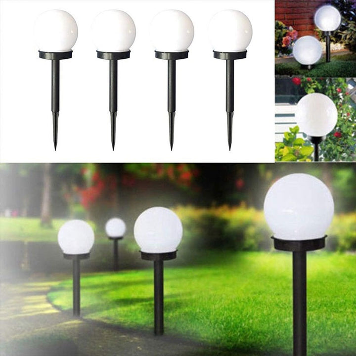 Outdoor Solar-Betriebene Frosted Globe Gartenstecklichter