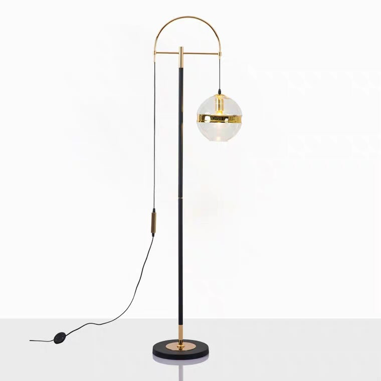 Moderne Minimalistische Stehlampe mit Kugelschirm
