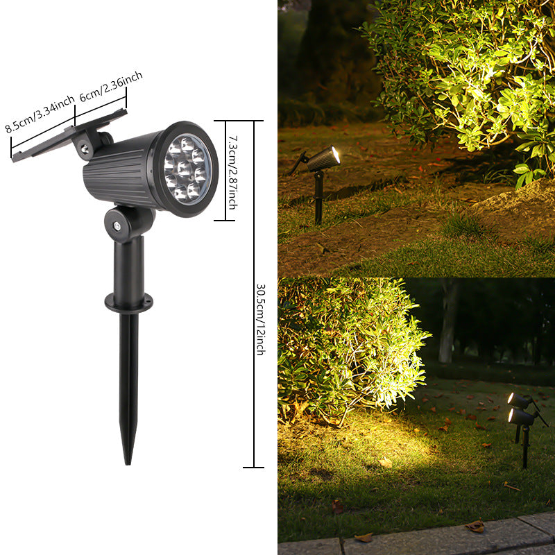 Outdoor Solar verstellbarer LED Spike Spotlight für Gartenlandschaft Beleuchtung