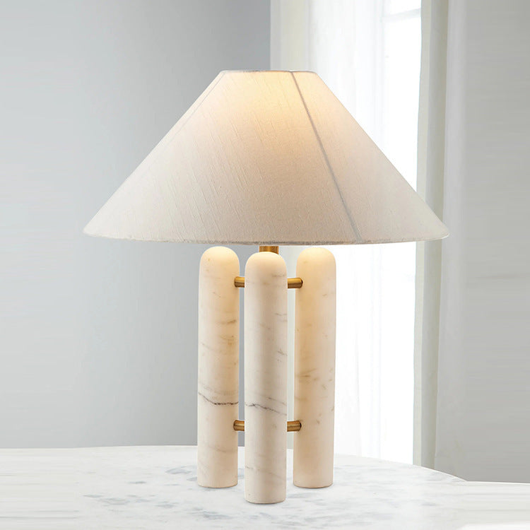 Zeitgenössische Marmor Akzent Tischlampe