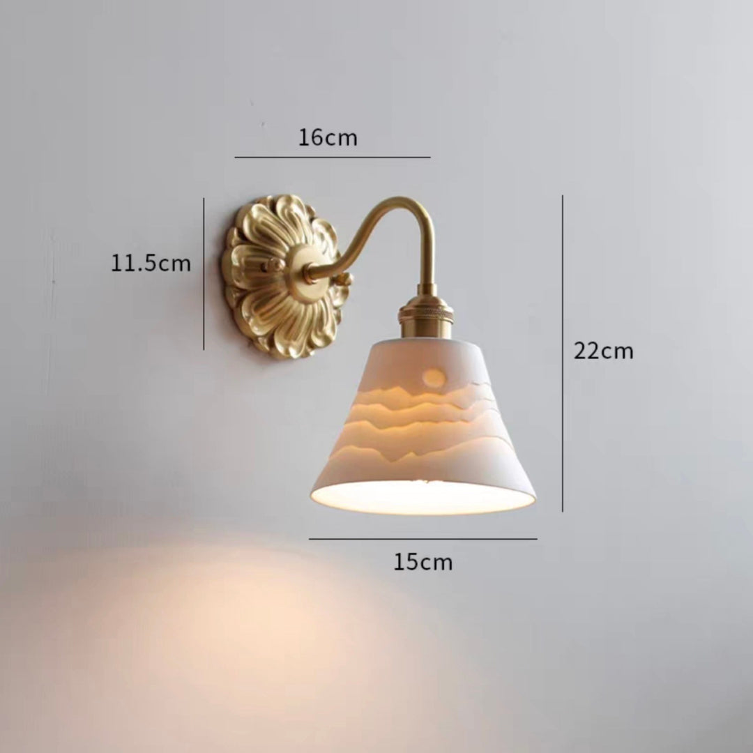 Elegante Wandlampe
