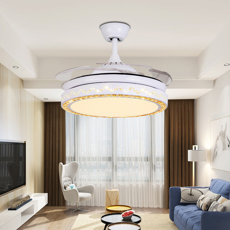 Zeitgenössische Deckenventilator Lichtinstallation