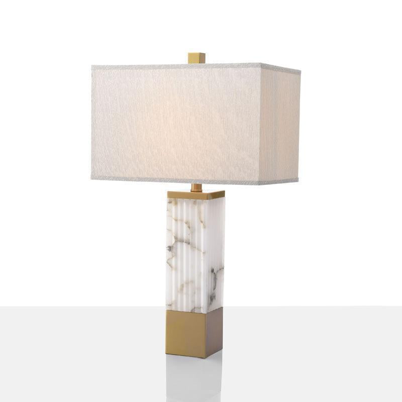 Elegante Marmor Akzent Tischlampe