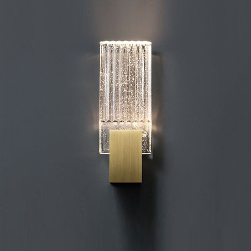 Minimalistische lineare Wandlampe