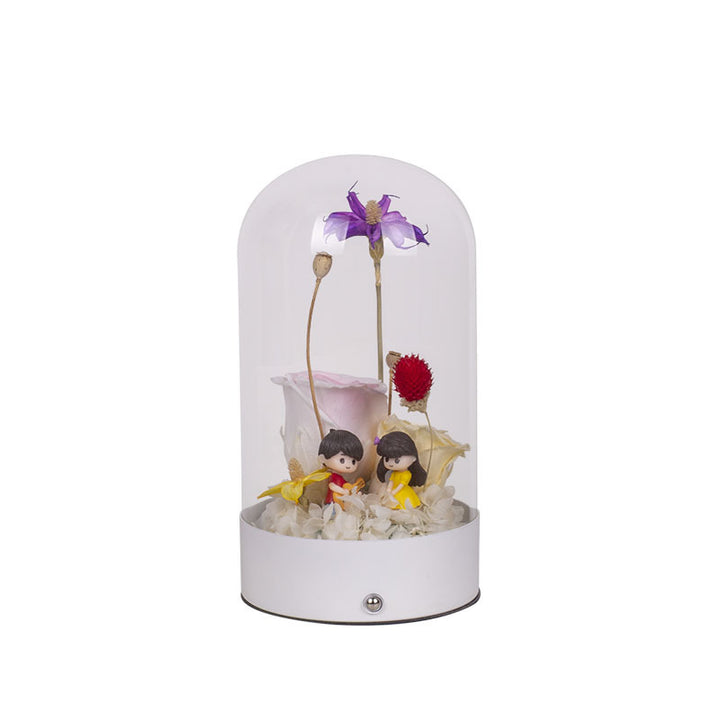 Dekorative Blumenanzeige Lampe