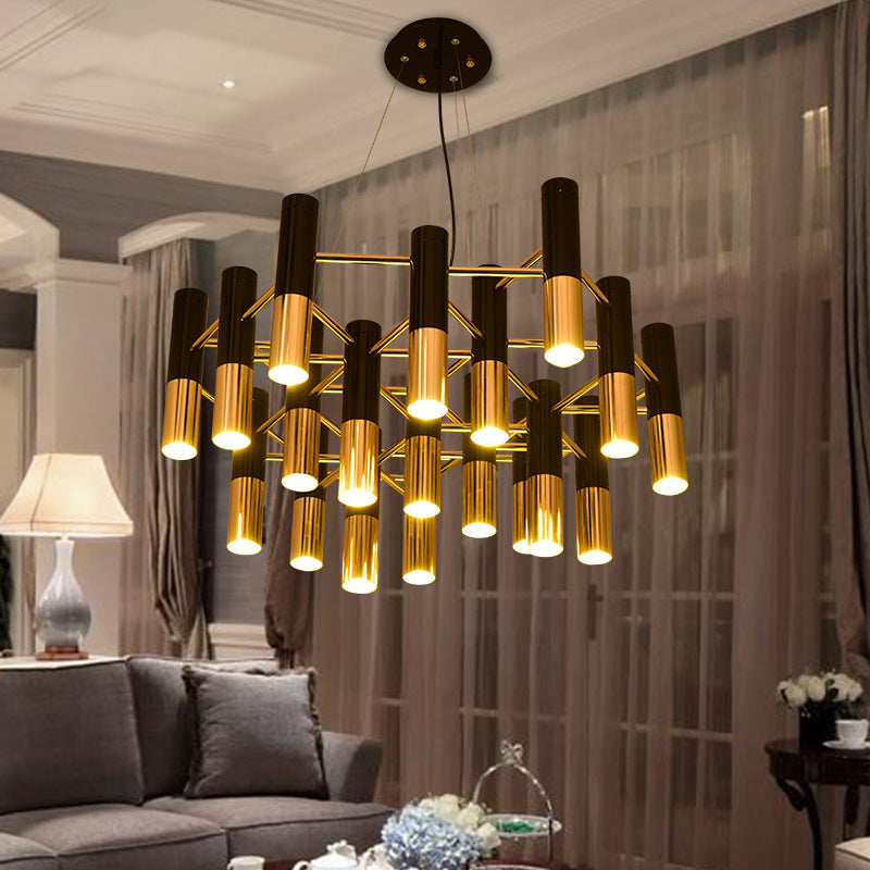 Luxuriöser geometrischer Pendelleuchter