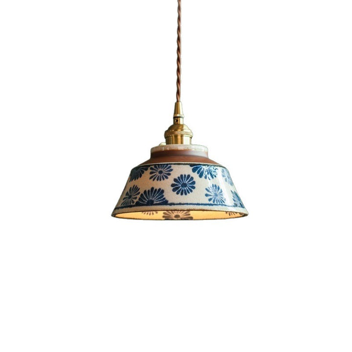 Vintage Porzellan Wanddimmer mit dekorativem Messing-Schalter