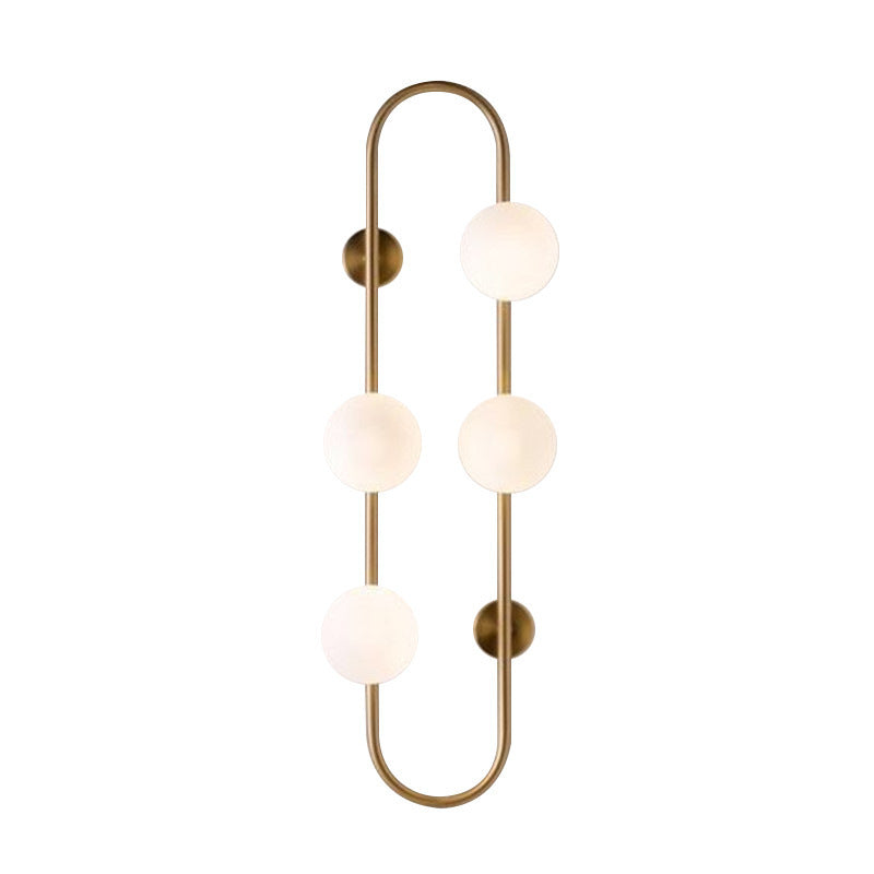 Minimalistische geometrische Wandlampe