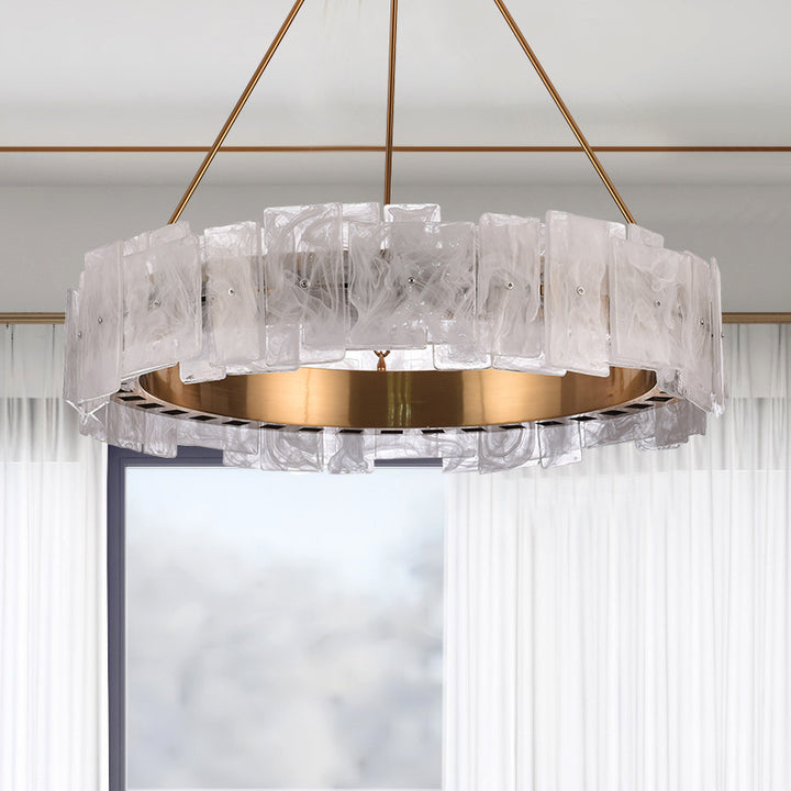 Moderne geometrische Pendelleuchte