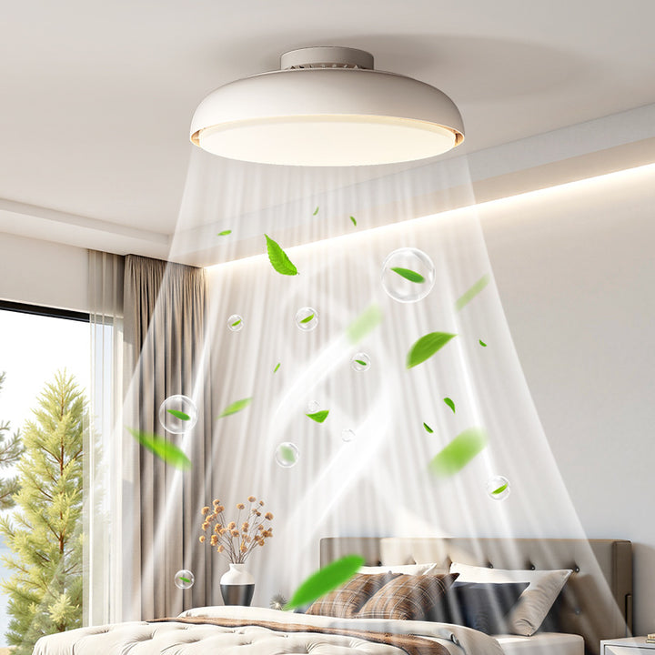Moderner Deckenventilator mit integriertem LED-Licht