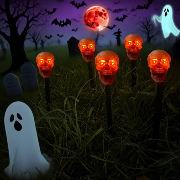 Gruselige Halloween Dekorations Skull Lichter