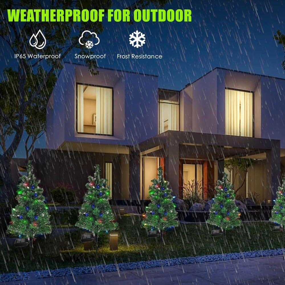 Dekorativer Weihnachtsbaum mit LED-Lichtern