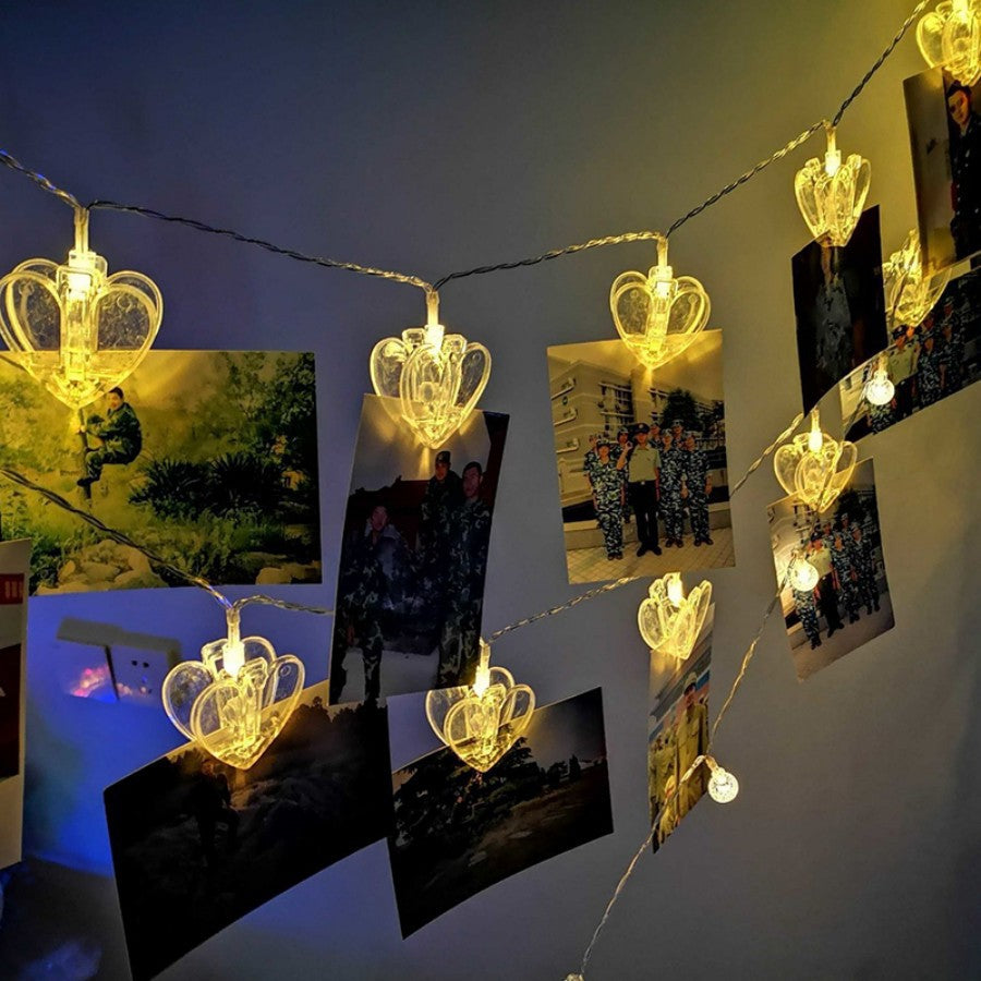 Herzförmige LED-Lichterkette