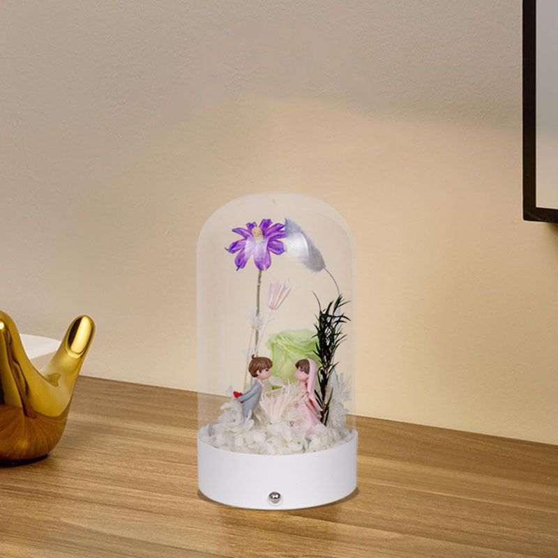 Künstlerische Blumen-Dome-Lampe