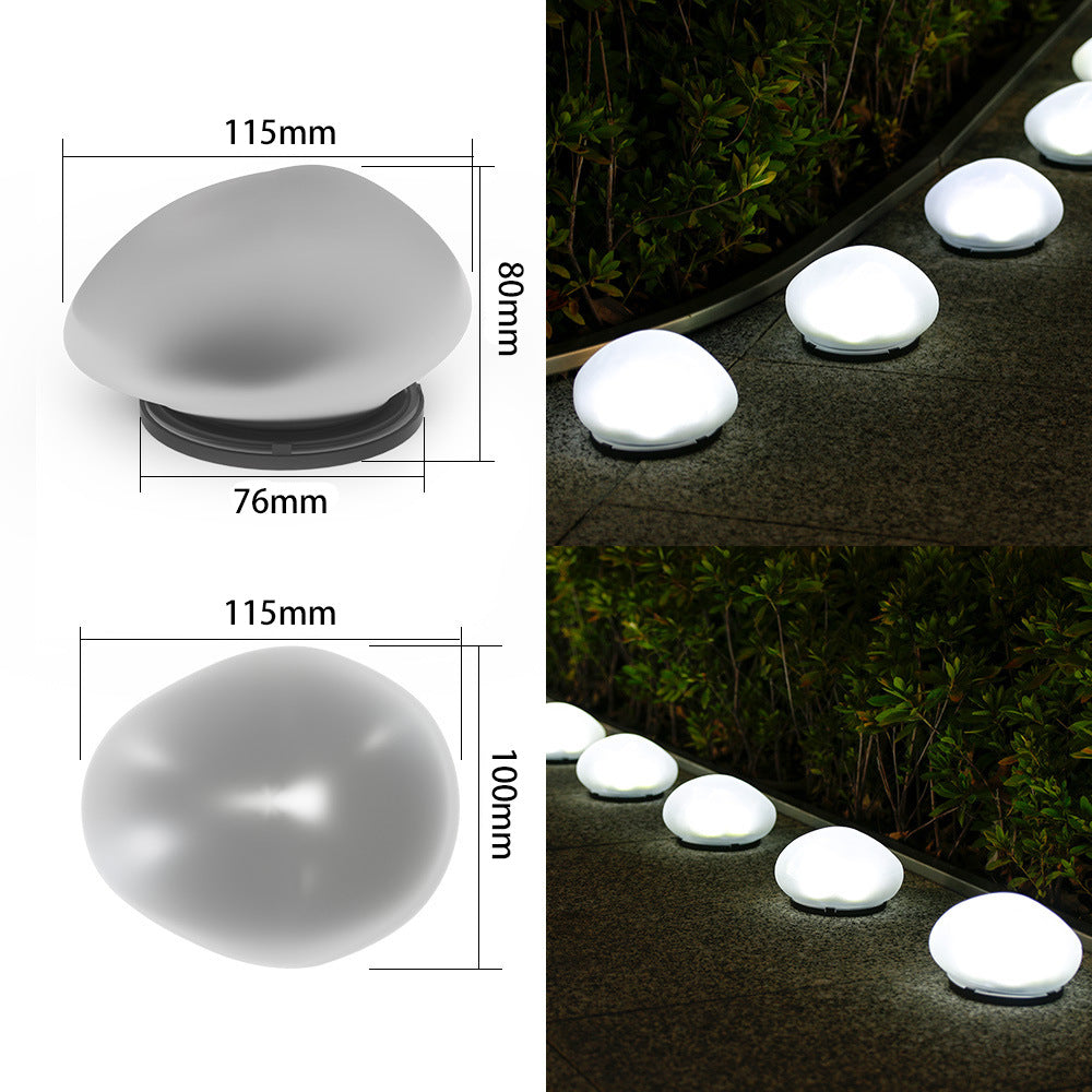 Wiederaufladbare LED Kiesweglichter Wasserdicht Garten Akzent