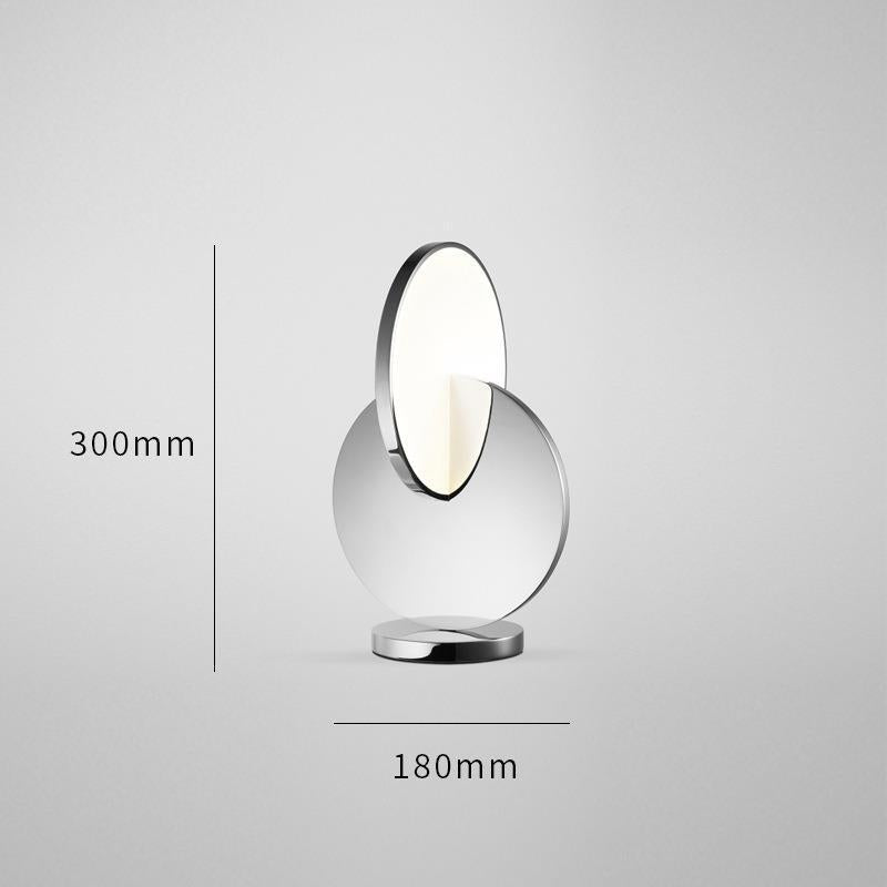 Künstlerische Tischlampe mit geometrischem Design