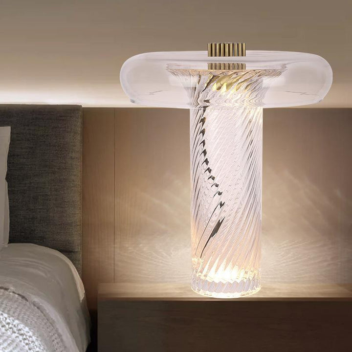 Dekorative Glas Tischlampe