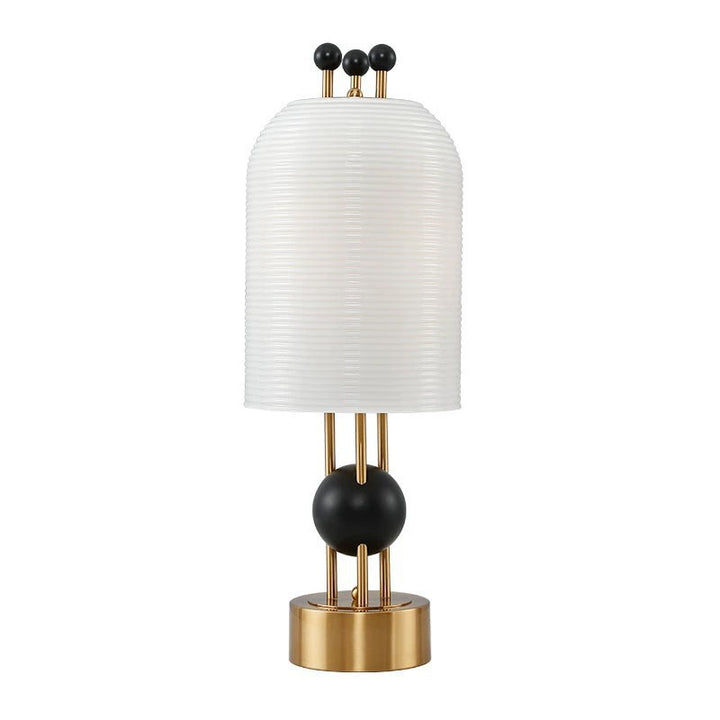 Moderne dekorative Tischlampe mit geometrischem Design