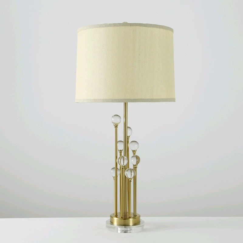 Elegante Tischlampe mit einzigartigem skulpturalen Sockel