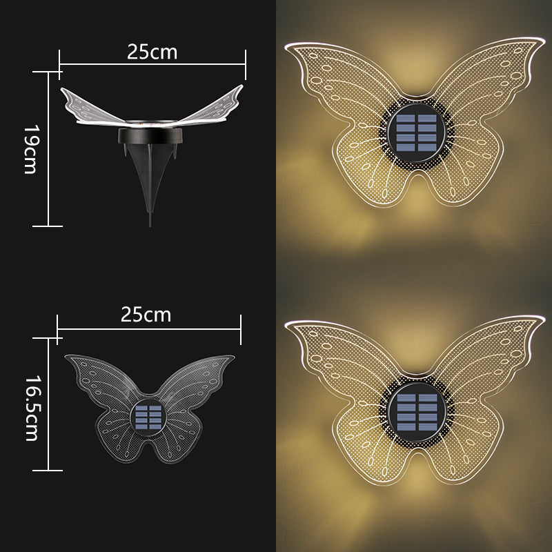 Dekorative Solar-Acryl-Blüten-Gartenstecker LED-Wegeleuchte