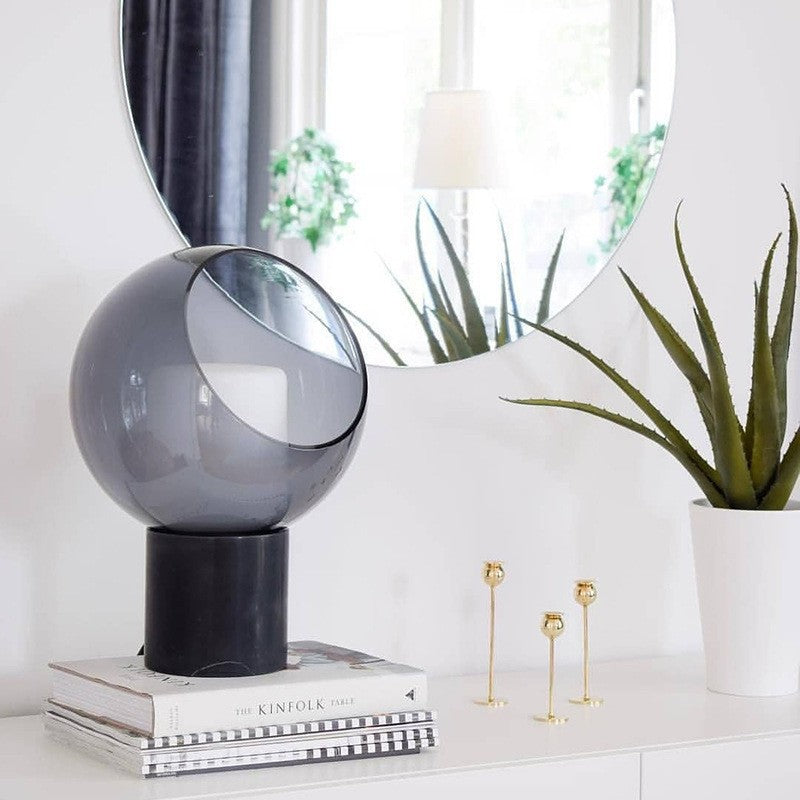 Zeitgenössische Glas-Tischlampe