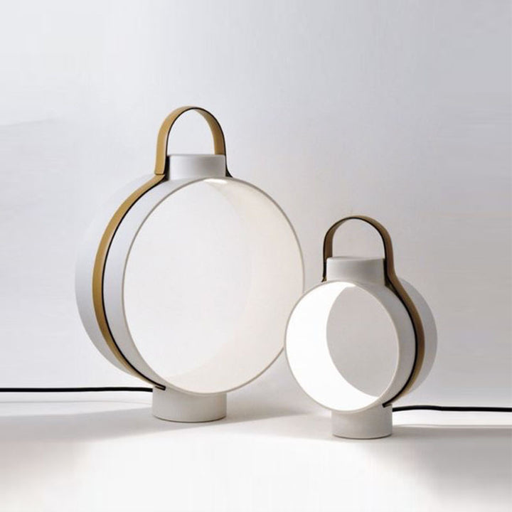 Moderne Kreisförmige Tragbare Tischlampe