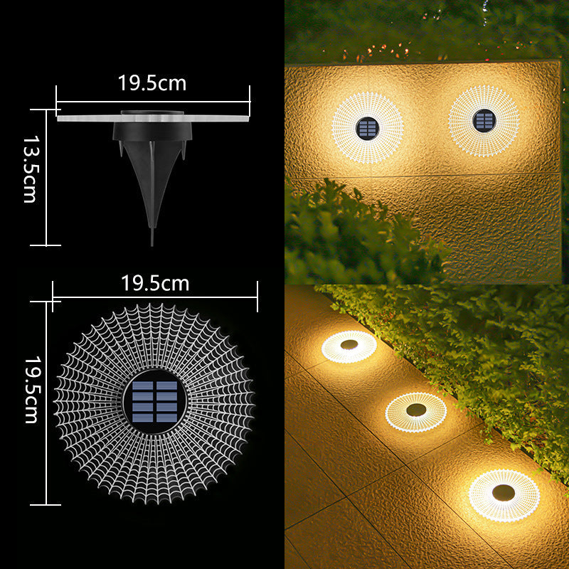 Dekorative Solar-Acryl-Blüten-Gartenstecker LED-Wegeleuchte
