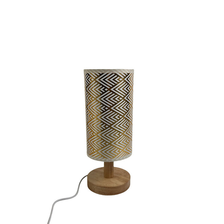 Moderne USB-betriebene geometrische Tischlampe